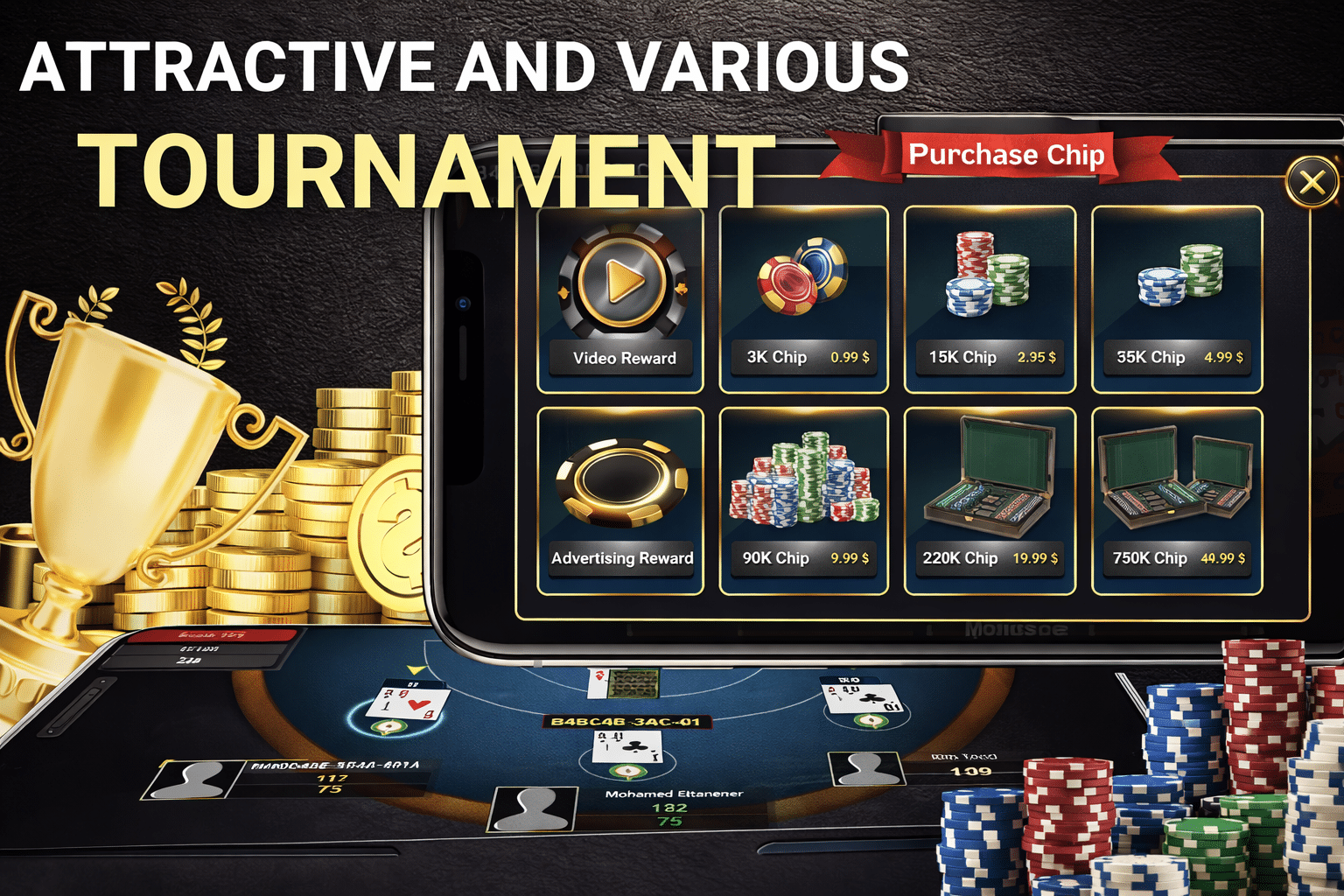 Exciting online poker tournament