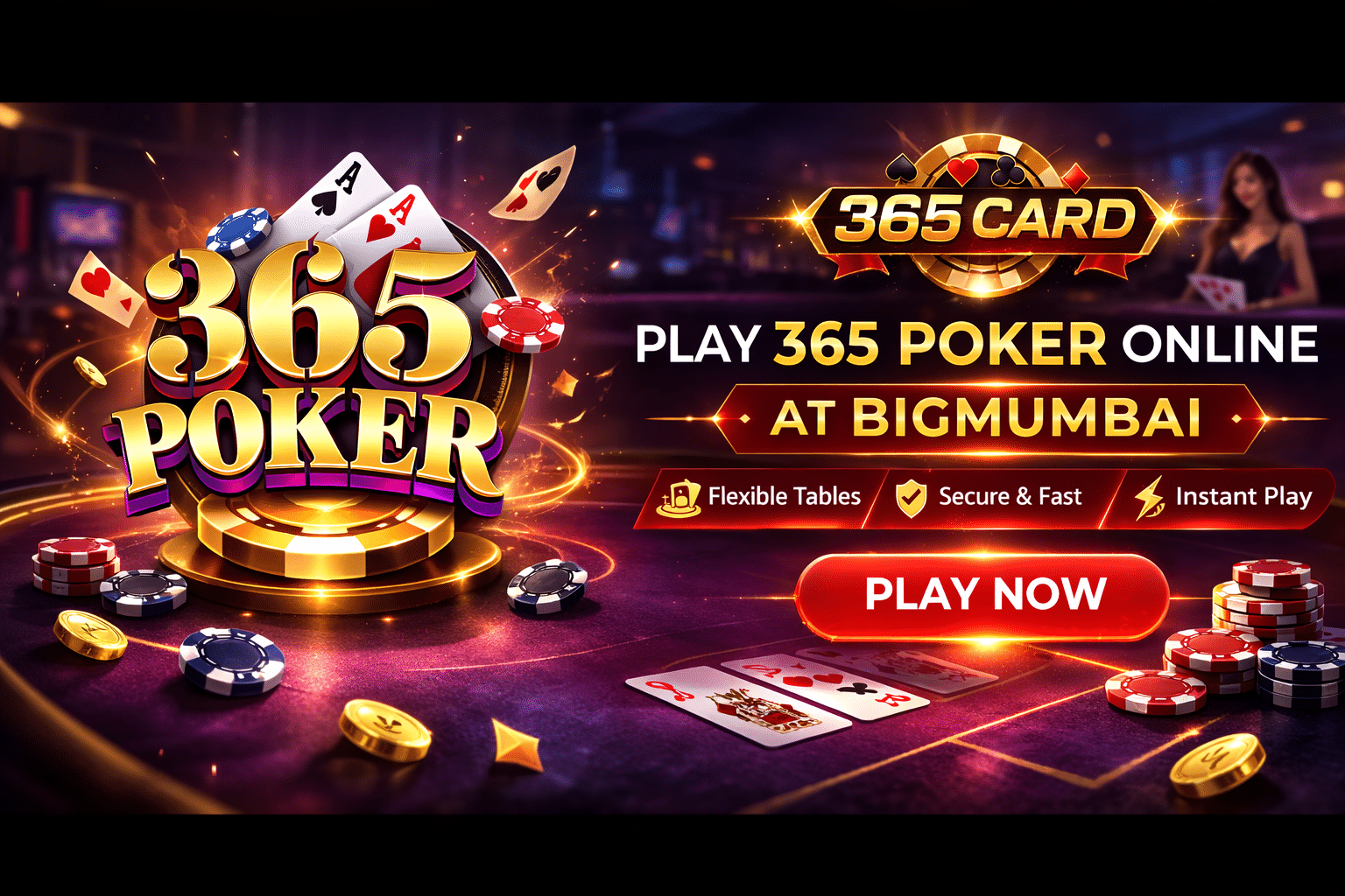 365 Poker is exciting.