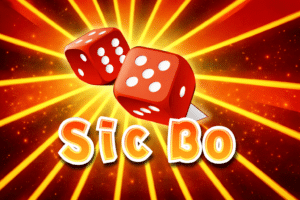 Sic Bo betting with red dice